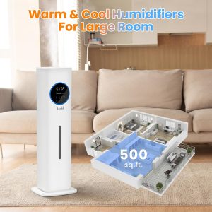 LACIDOLL Warm and Cool Mist Humidifier for Home