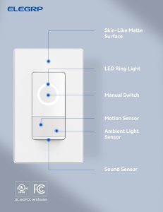 ELEGRP Smart Motion Sensor Switch